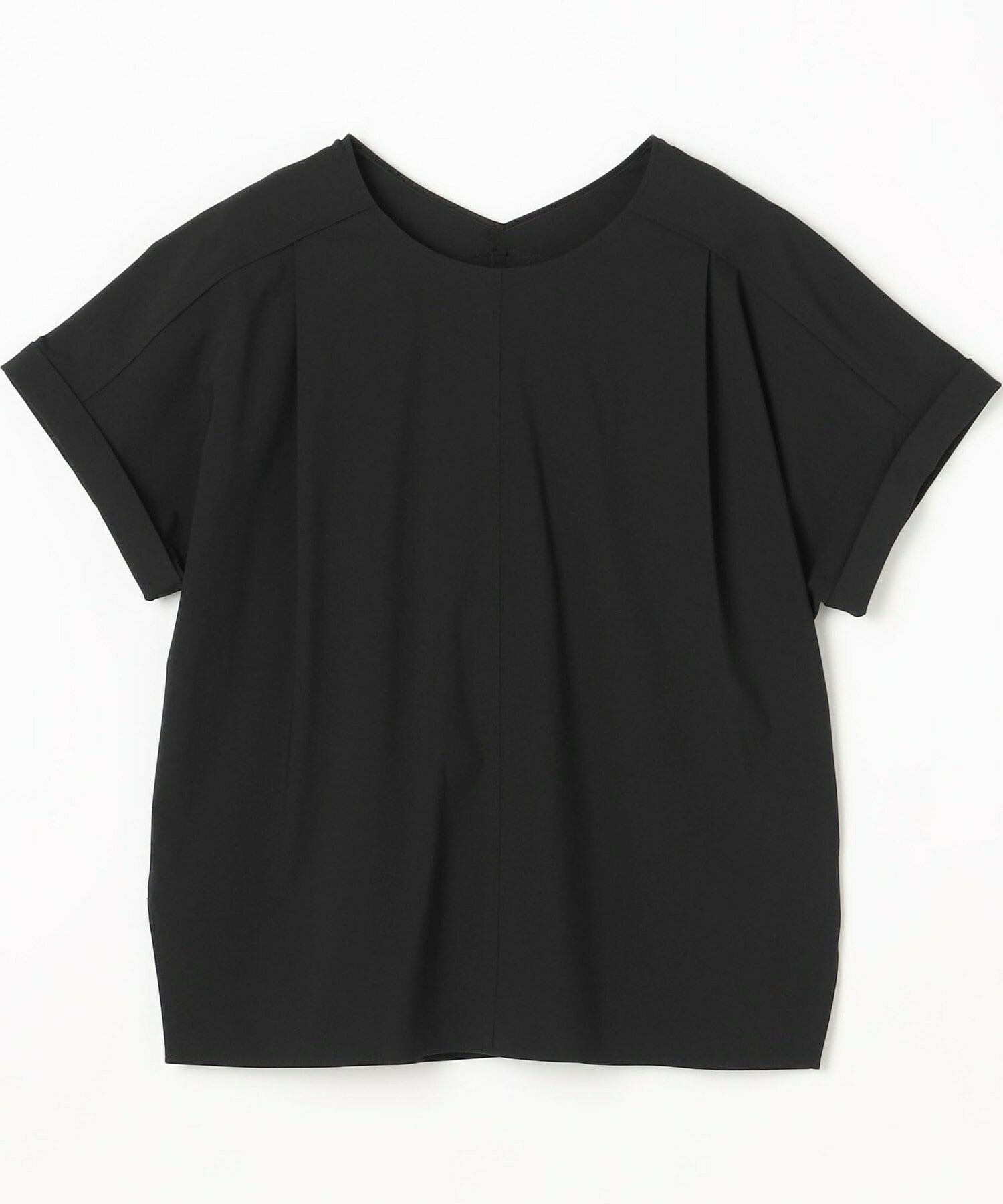 【MOGA】クールトリコットクルーネックトップス 詳細画像 ブラック 2