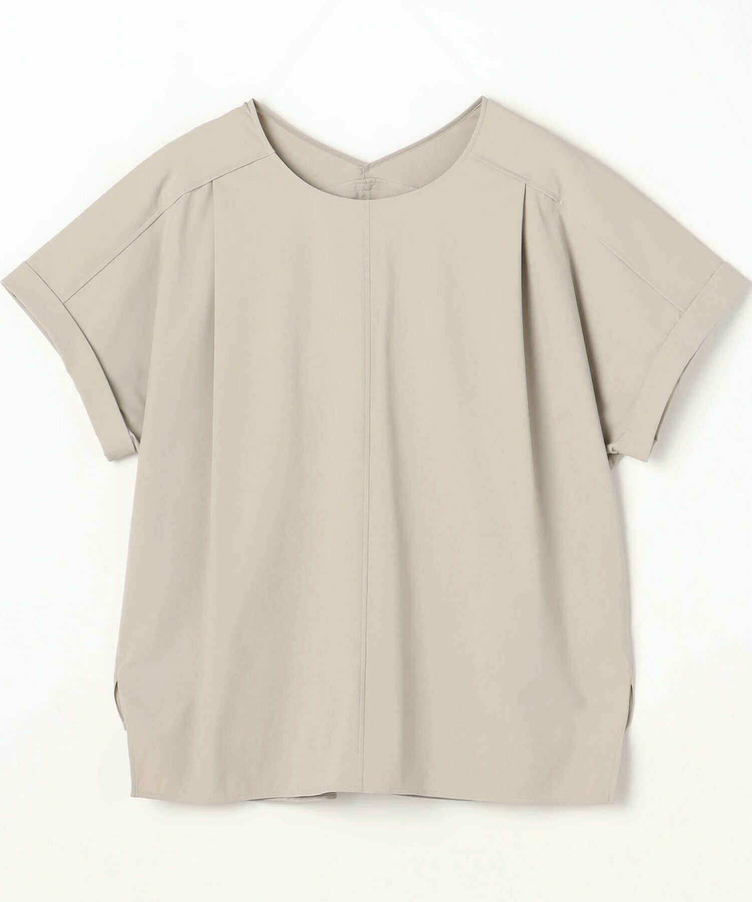 【MOGA】クールトリコットクルーネックトップス 詳細画像 ベージュ 1