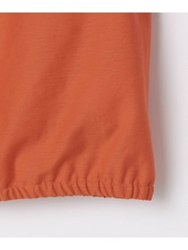 【MOGA】コットンリネンフロートタックギャザージャージトップス 詳細画像 ブラック 26