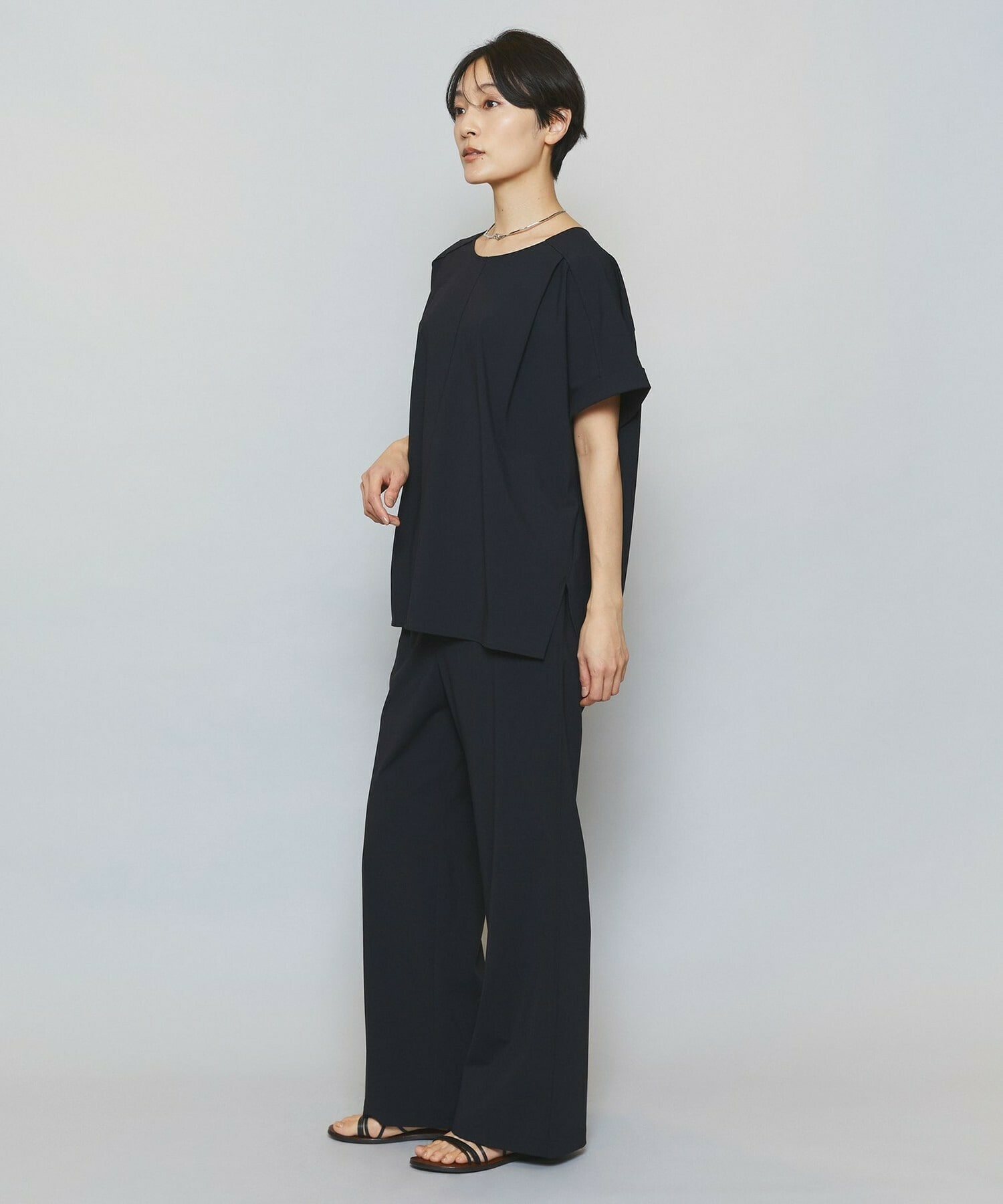 【MOGA】クールトリコットストレートパンツ 詳細画像 ベージュ 5