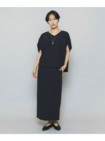 【MOGA】クールトリコットIラインタイトスカート 詳細画像 ベージュ 12