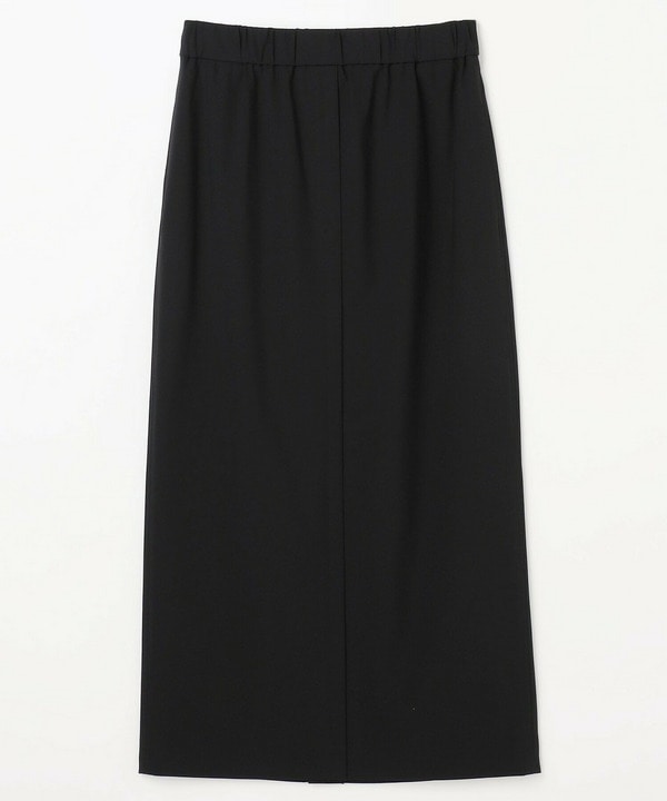 クールトリコットIラインタイトスカート 詳細画像 ブラック 2