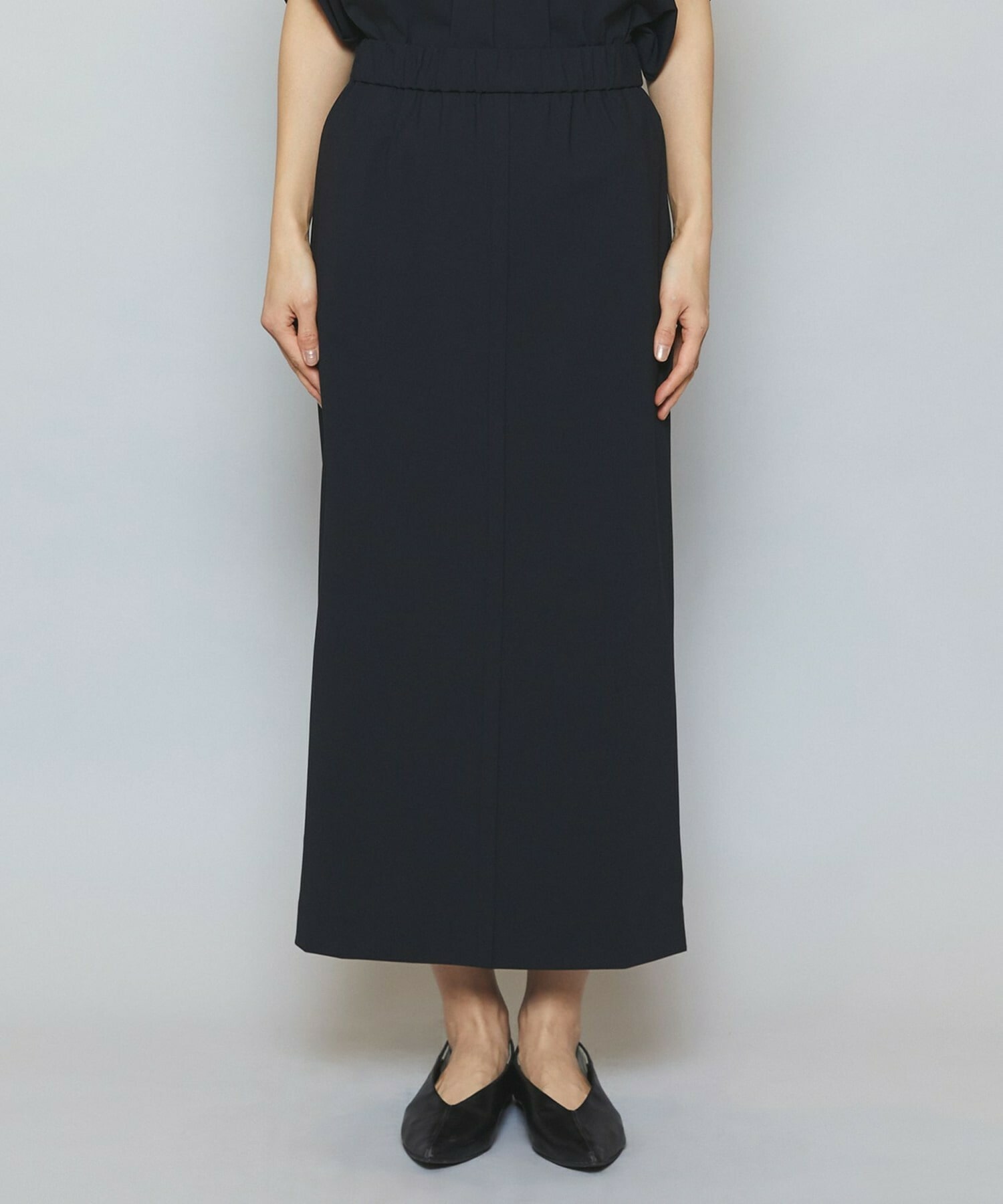 【MOGA】クールトリコットIラインタイトスカート 詳細画像 ベージュ 13