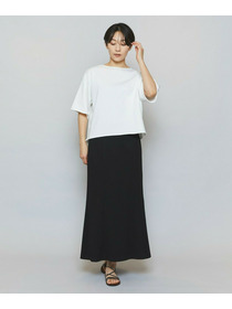 【MOGA】ハイゲージ天竺ロングスカート 詳細画像 ブラック 9
