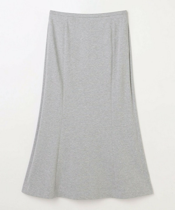 ハイゲージ天竺ロングスカート 詳細画像 トップグレー 2