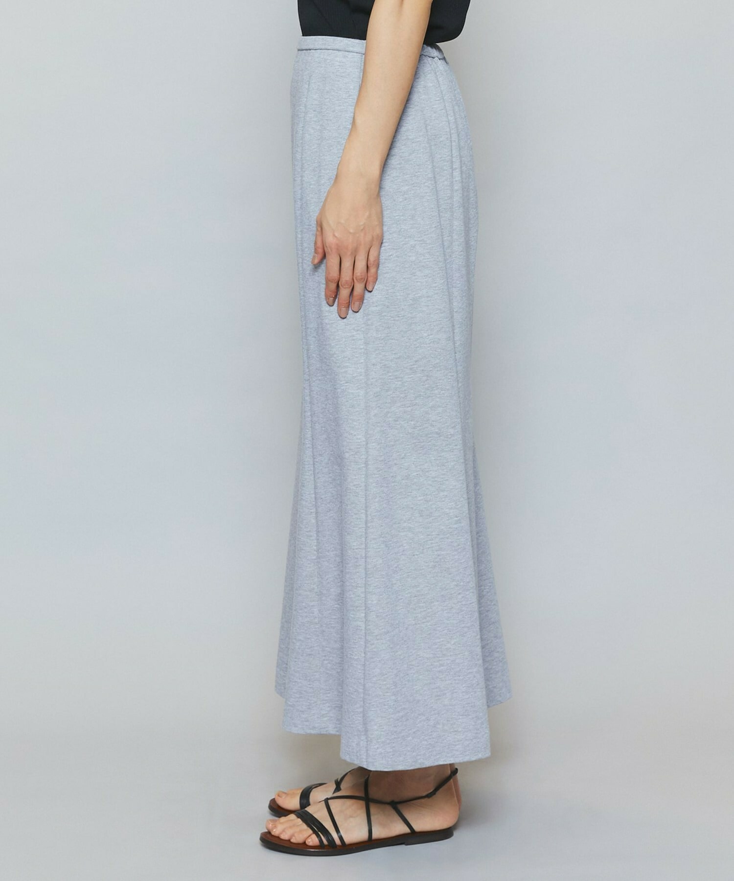 【MOGA】ハイゲージ天竺ロングスカート 詳細画像 ブラック 21