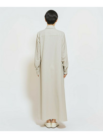 【MOGA Collection】MOGA Collection ストライプアシンメトリープリーツワンピース 詳細画像 ブラック 21