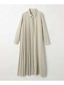 【MOGA Collection】MOGA Collection ストライプアシンメトリープリーツワンピース 詳細画像 ブラック 22