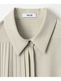 【MOGA Collection】MOGA Collection ストライプアシンメトリープリーツワンピース 詳細画像 ブラック 24