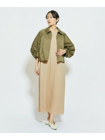 【MOGA Collection】MOGA Collection ウーリープリーツストレートワンピース 詳細画像 ブラック 13