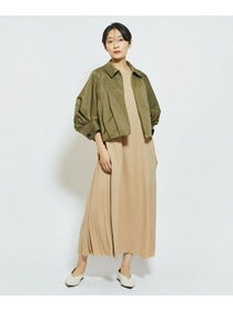 【MOGA Collection】MOGA Collection ウーリープリーツストレートワンピース 詳細画像 ブラック 14