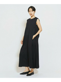 【MOGA Collection】MOGA Collection ウーリープリーツストレートワンピース 詳細画像 ブラック 3