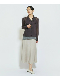 【MOGA Collection】MOGA Collection ソルベブラウス 詳細画像 ダークブラウン 1