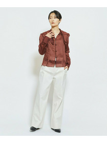 【MOGA Collection】MOGA Collection ソルベブラウス 詳細画像 ダークブラウン 11