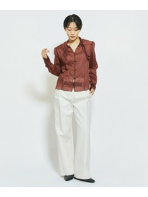 【MOGA Collection】MOGA Collection ソルベブラウス 詳細画像 ダークブラウン 13