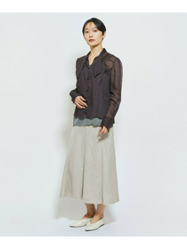 【MOGA Collection】MOGA Collection ソルベブラウス 詳細画像 ダークブラウン 2