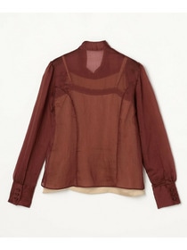 【MOGA Collection】MOGA Collection ソルベブラウス 詳細画像 ダークブラウン 24