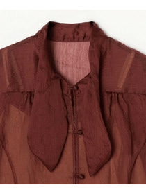 【MOGA Collection】MOGA Collection ソルベブラウス 詳細画像 ダークブラウン 25