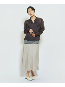 【MOGA Collection】MOGA Collection ソルベブラウス 詳細画像 ダークブラウン 3