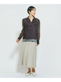 【MOGA Collection】MOGA Collection ソルベブラウス 詳細画像 ダークブラウン 8