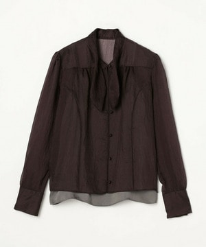 【MOGA Collection】MOGA Collection ソルベブラウス 詳細画像 ダークブラウン 2