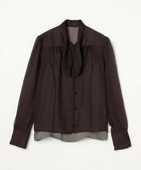 MOGA Collection ソルベブラウス 詳細画像 ダークブラウン 2