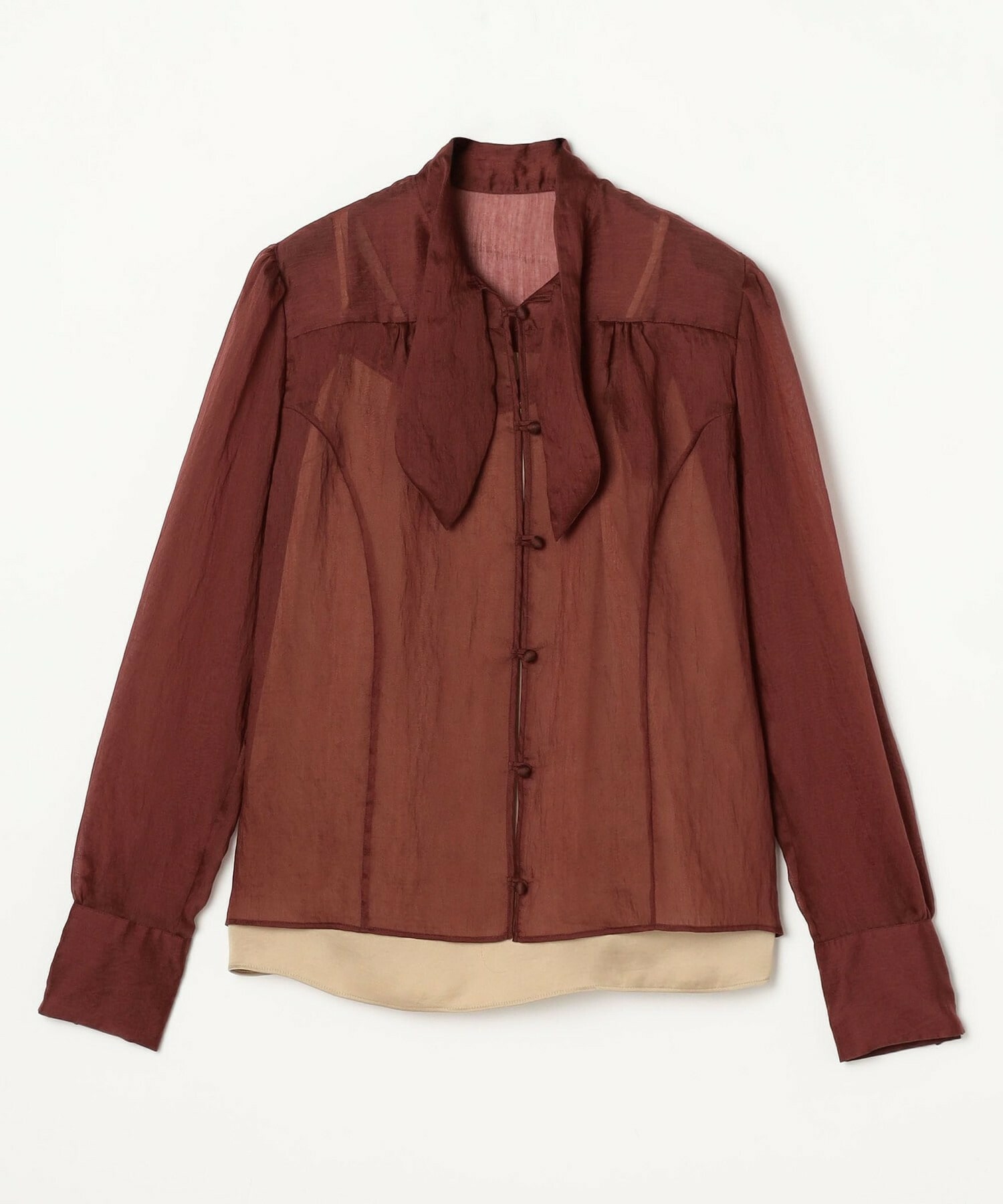 【MOGA Collection】MOGA Collection ソルベブラウス 詳細画像 ボルドー 2