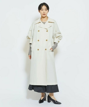 【MOGA Collection】MOGA Collection 6&times;4クロストレンチコート 詳細画像 クリーム 1