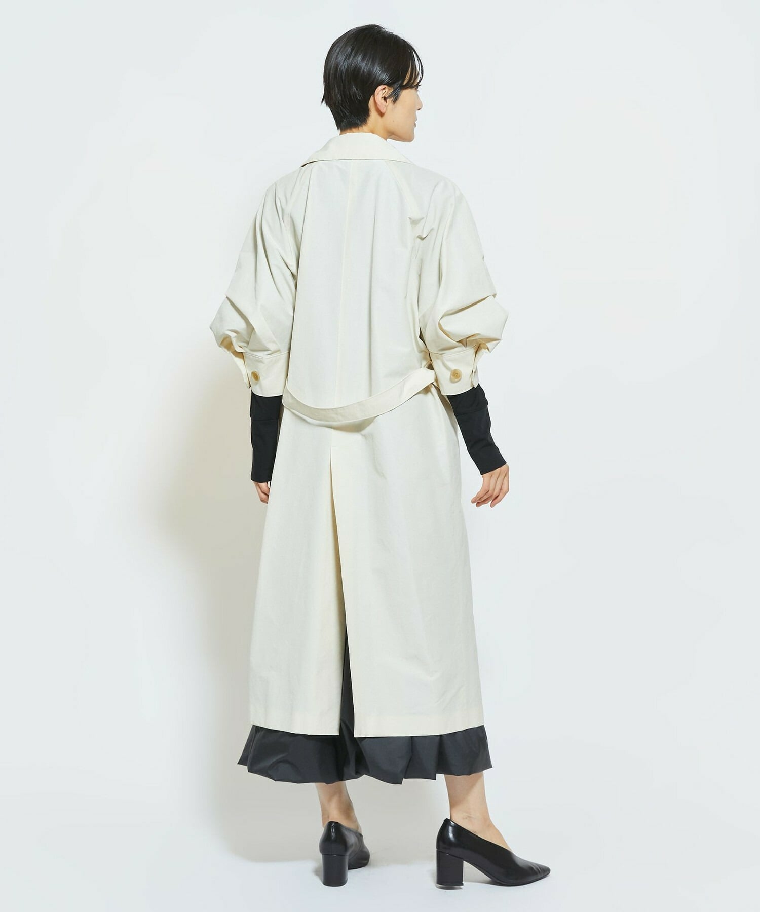 【MOGA Collection】MOGA Collection 6&times;4クロストレンチコート 詳細画像 クリーム 13