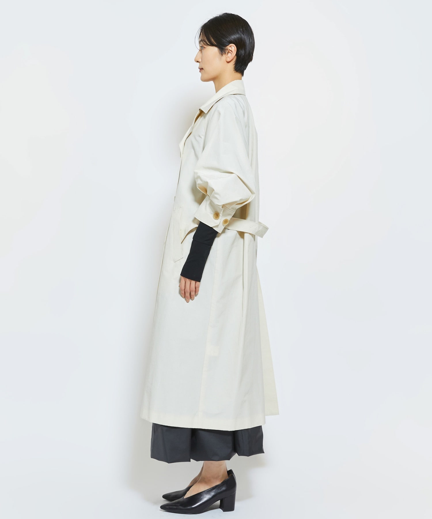 【MOGA Collection】MOGA Collection 6&times;4クロストレンチコート 詳細画像 クリーム 21