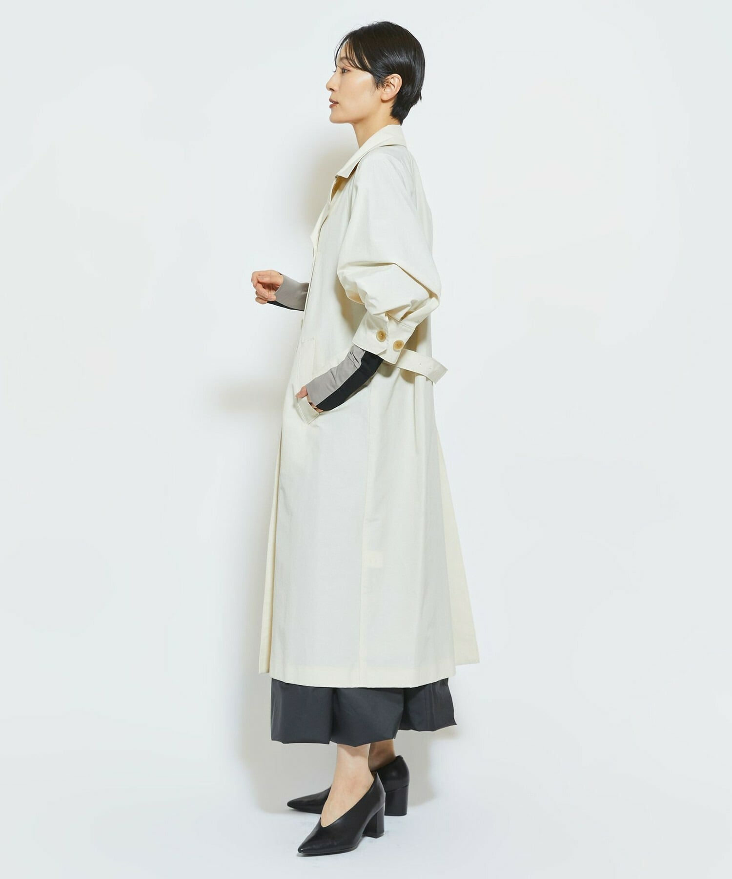 【MOGA Collection】MOGA Collection 6&times;4クロストレンチコート 詳細画像 クリーム 8