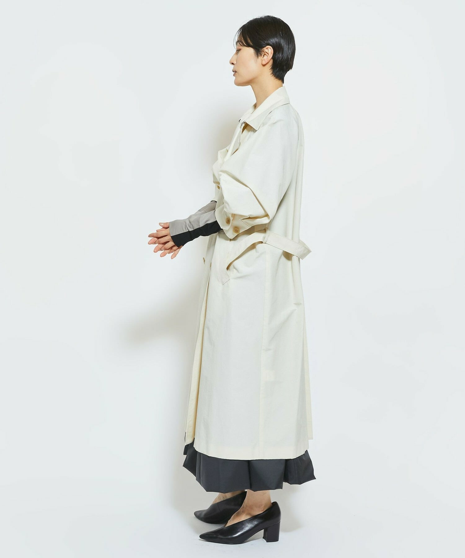 【MOGA Collection】MOGA Collection 6&times;4クロストレンチコート 詳細画像 クリーム 9