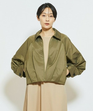 【MOGA Collection】MOGA Collection ECO NAT TWILLショートブルゾン 詳細画像 カーキ 1