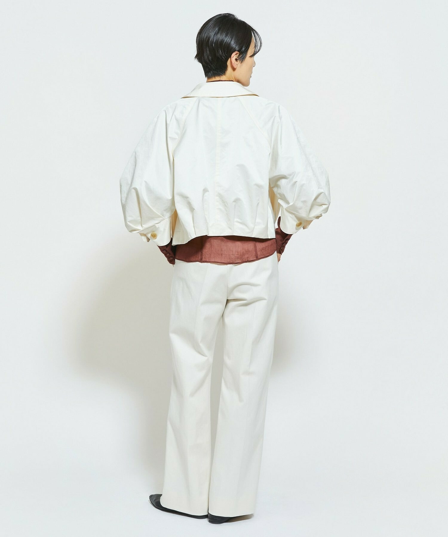 【MOGA Collection】MOGA Collection ECO NAT TWILLショートブルゾン 詳細画像 カーキ 14