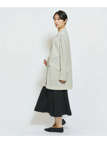 【MOGA Collection】MOGA Collection Cu/Pメランジロングジャケット 詳細画像 ブラック 11