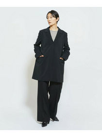 【MOGA Collection】MOGA Collection Cu/Pメランジロングジャケット 詳細画像 ブラック 2