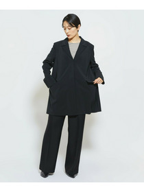 【MOGA Collection】MOGA Collection Cu/Pメランジロングジャケット 詳細画像 ブラック 3