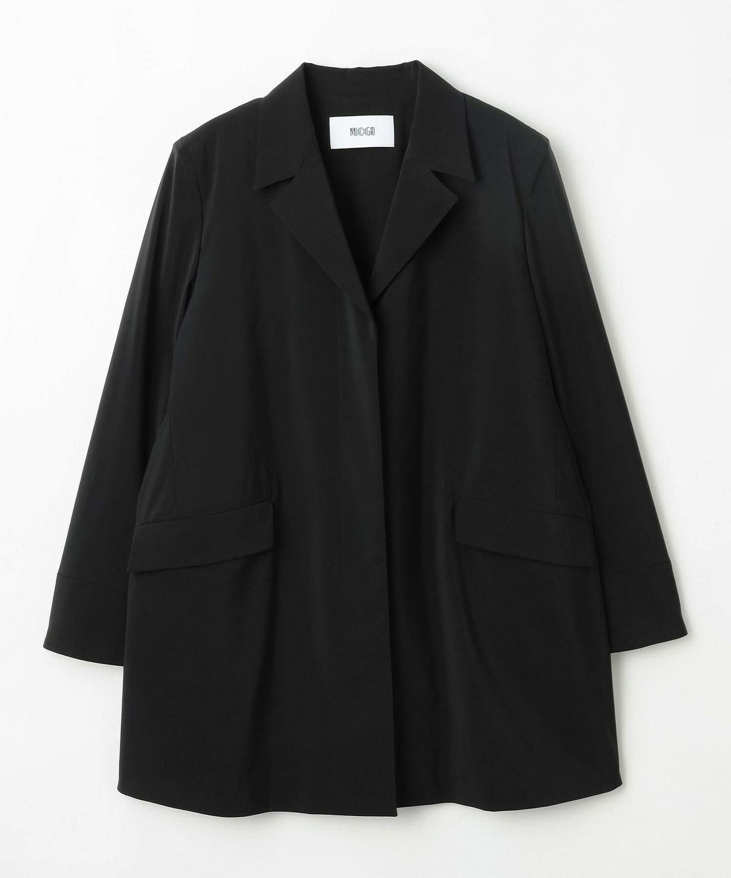 【MOGA Collection】MOGA Collection Cu/Pメランジロングジャケット 詳細画像 ブラック 22