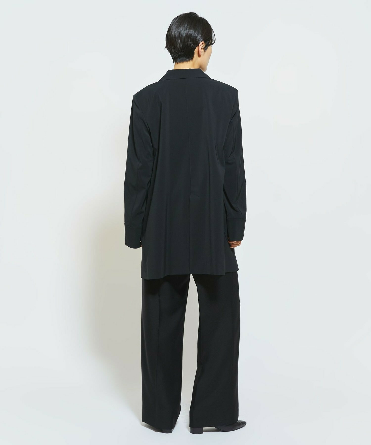 【MOGA Collection】MOGA Collection Cu/Pメランジロングジャケット 詳細画像 ブラック 5