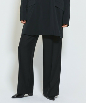 【MOGA Collection】MOGA Collection トリアセウールパンツ 詳細画像 ブラック 1