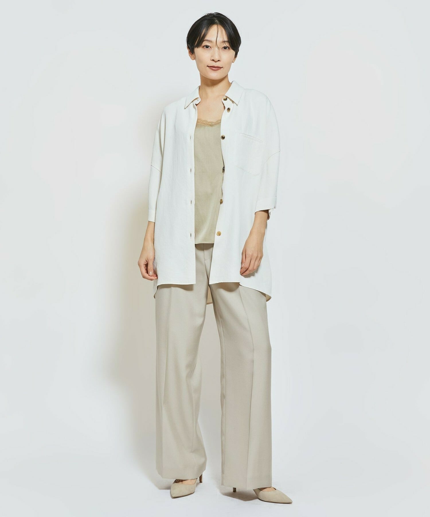 【MOGA Collection】MOGA Collection トリアセウールパンツ 詳細画像 ブラック 1