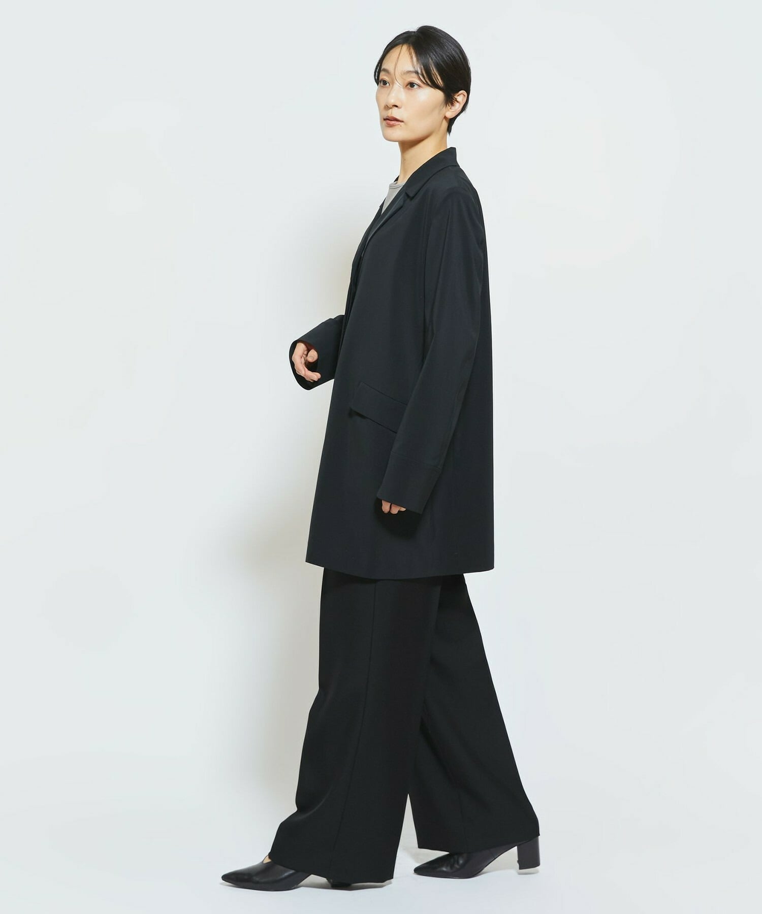 【MOGA Collection】MOGA Collection トリアセウールパンツ 詳細画像 ブラック 13