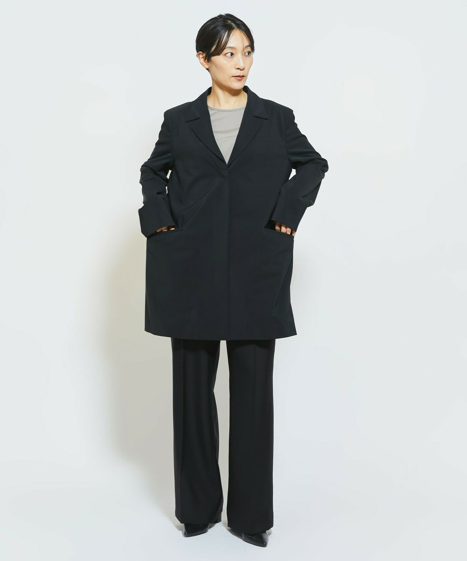 【MOGA Collection】MOGA Collection トリアセウールパンツ 詳細画像 ブラック 17