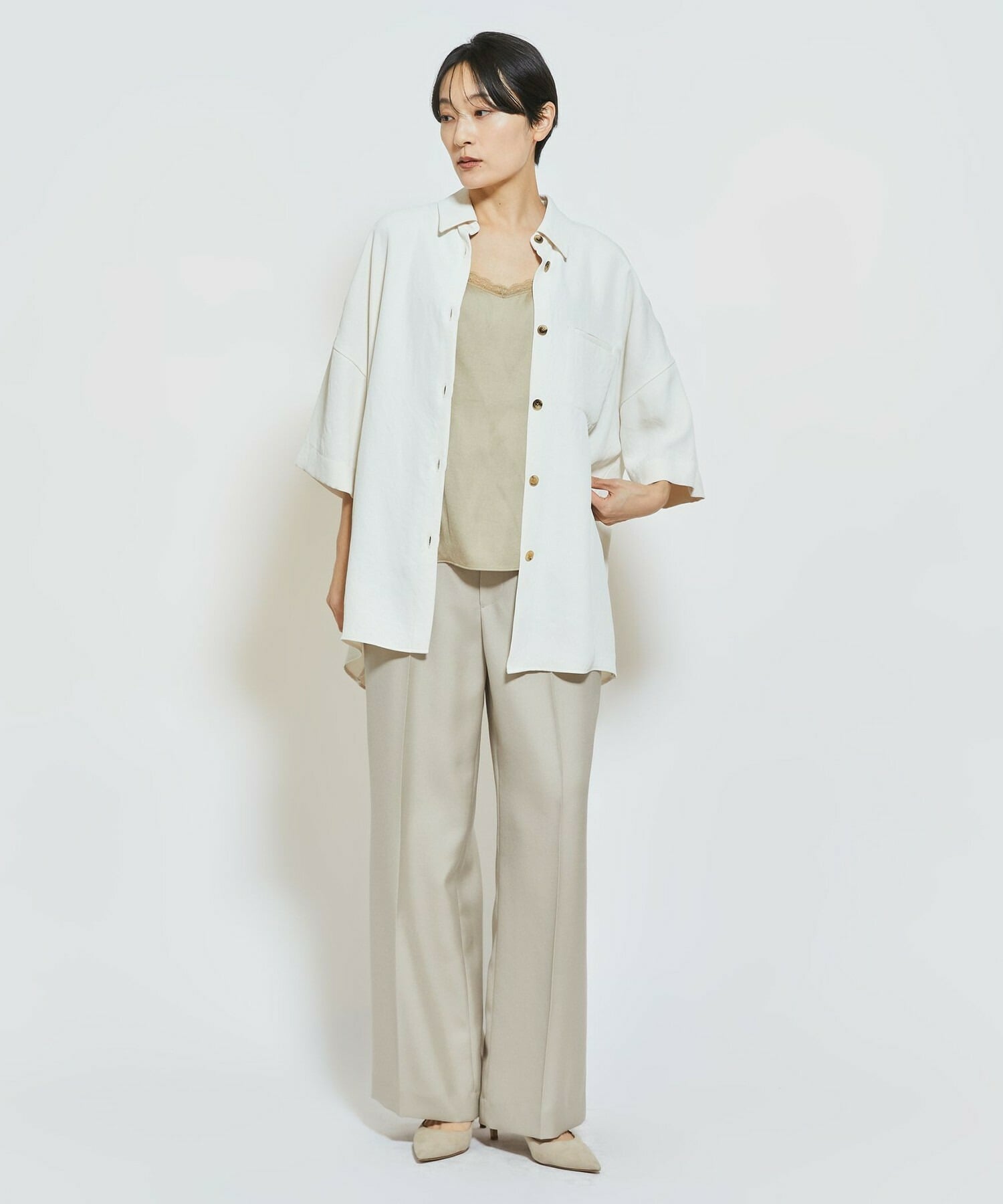 【MOGA Collection】MOGA Collection トリアセウールパンツ 詳細画像 ブラック 2