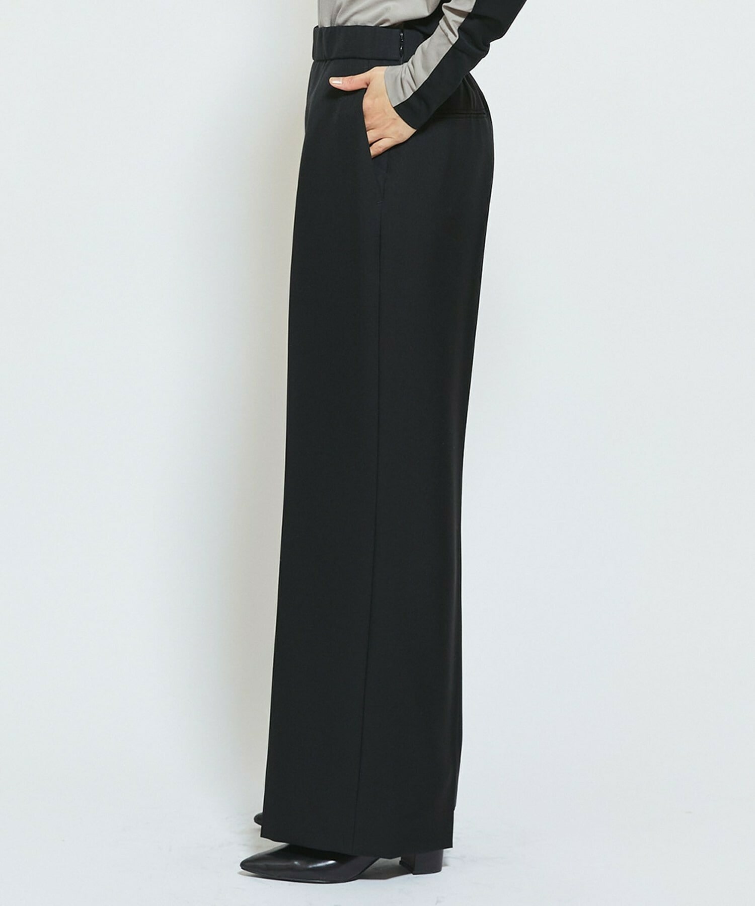 【MOGA Collection】MOGA Collection トリアセウールパンツ 詳細画像 ブラック 21