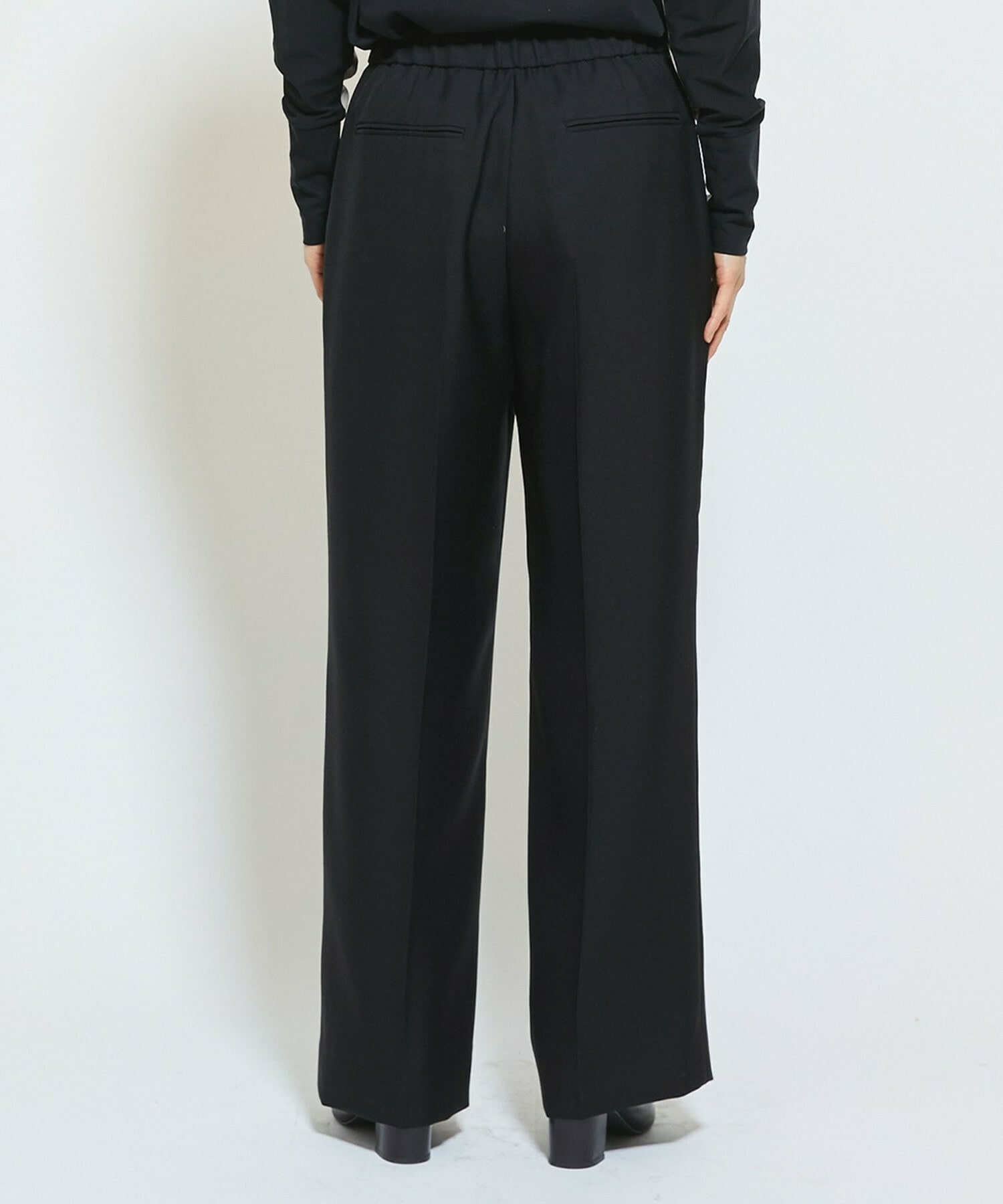 【MOGA Collection】MOGA Collection トリアセウールパンツ 詳細画像 ブラック 22