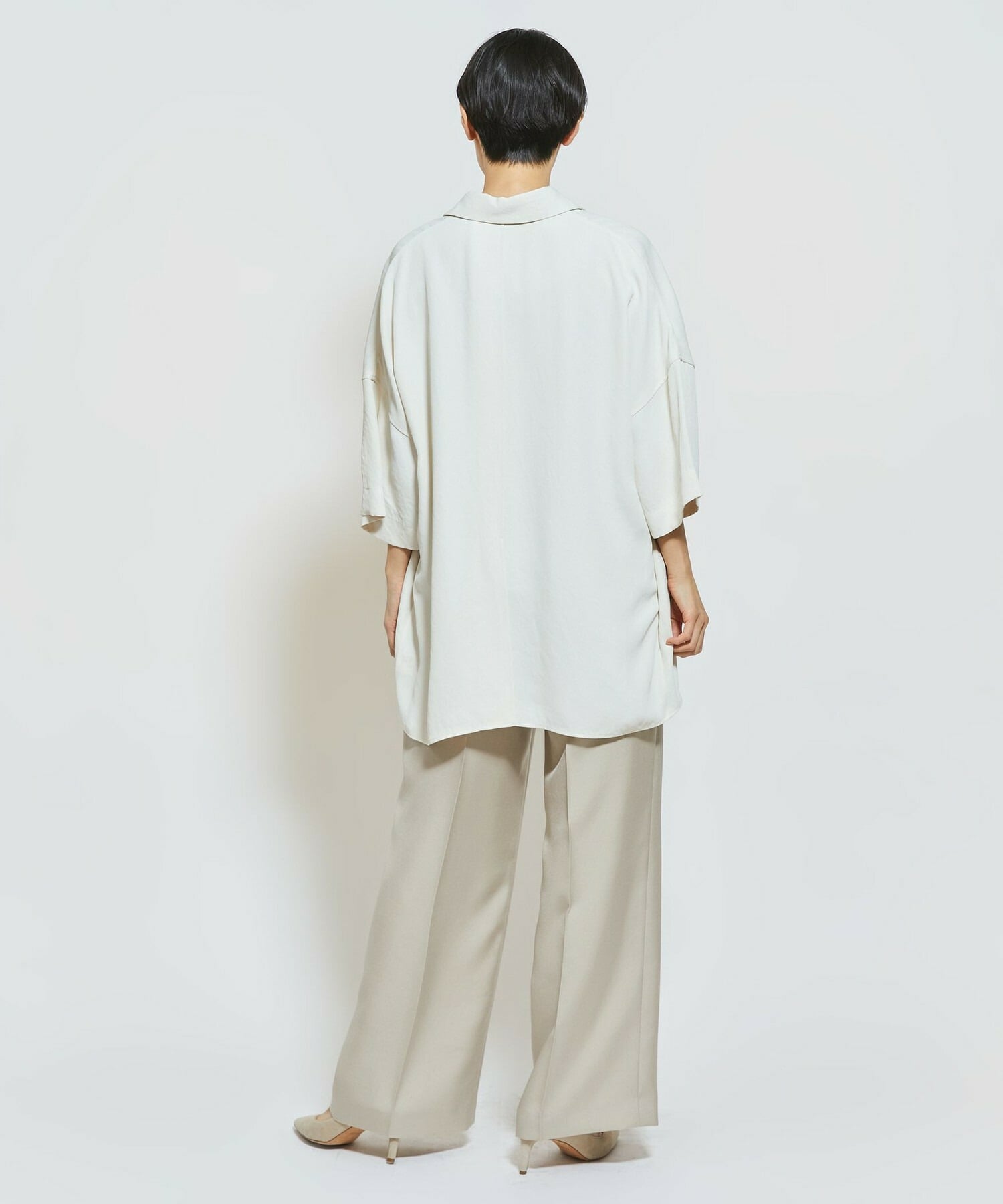 【MOGA Collection】MOGA Collection トリアセウールパンツ 詳細画像 ブラック 6