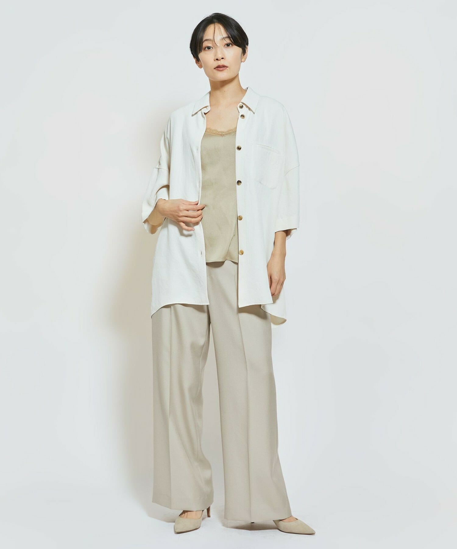 【MOGA Collection】MOGA Collection トリアセウールパンツ 詳細画像 ブラック 8