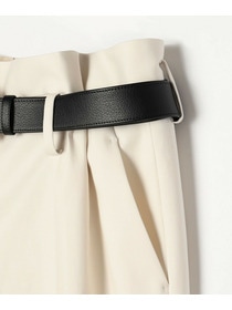 【MOGA Collection】MOGA Collection ダブルクロスストレッチベルト付きパンツ 詳細画像 ブラック 26