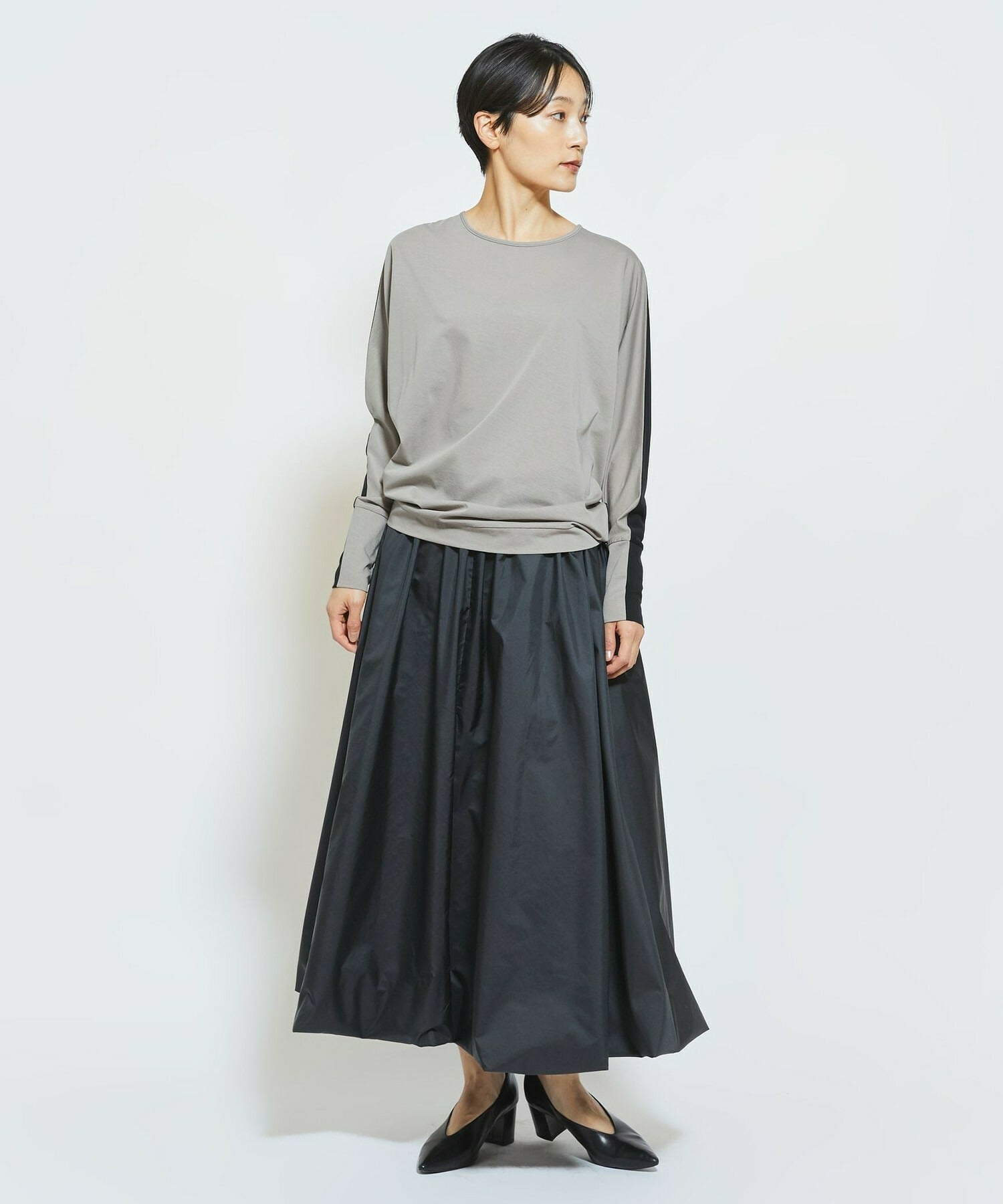 【MOGA Collection】MOGA Collection コンパクトポリバルーンスカート 詳細画像 ブラック 19